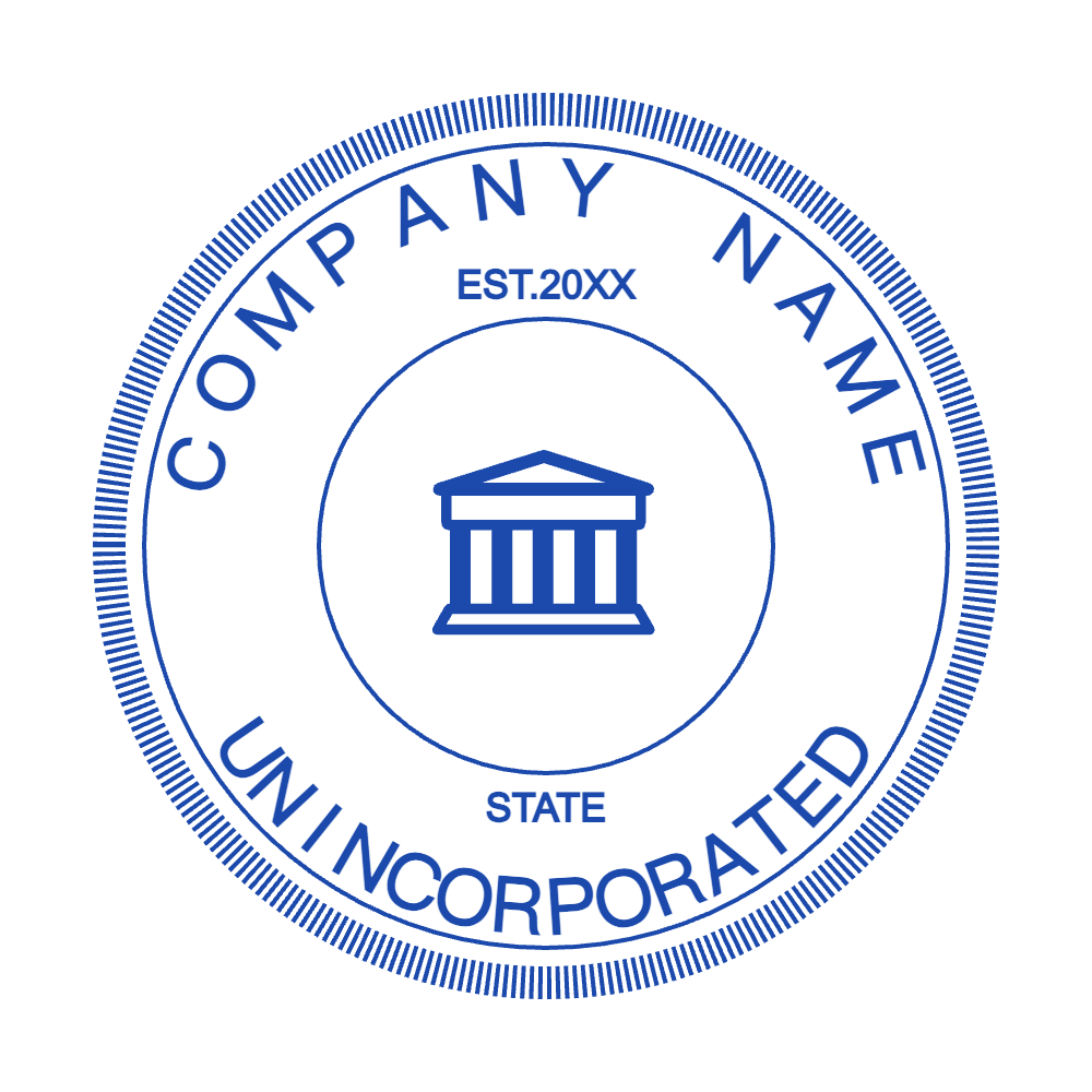 Round Signature Stamp (customizable) by StampCreatorOnline — 007