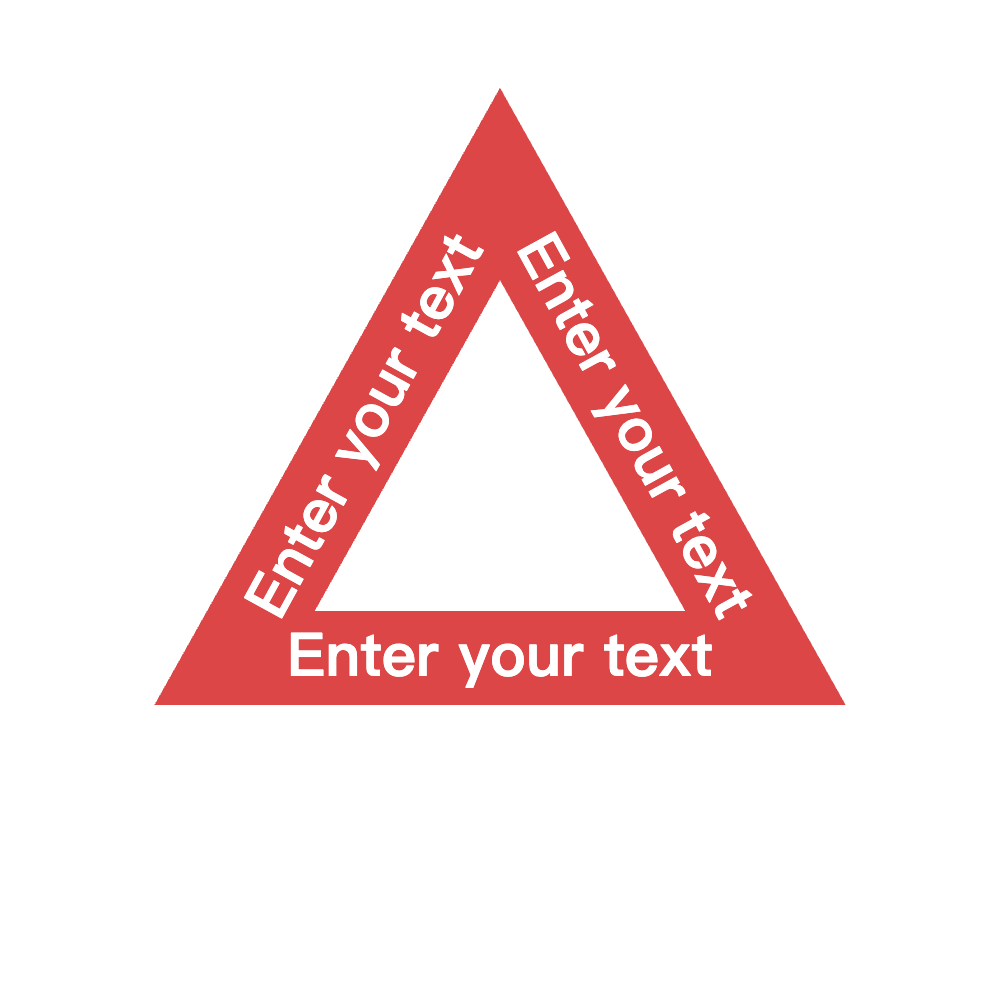 Triangle Editable Stamp by StampCreatorOnline — 009