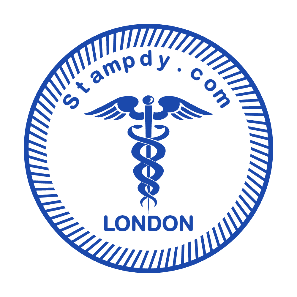 Round Classic Seal with Date Section by StampCreatorOnline — 020