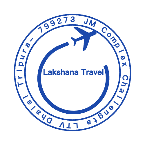 Round Travel Agency Stamp with Aircraft Logo by StampCreatorOnline — 060