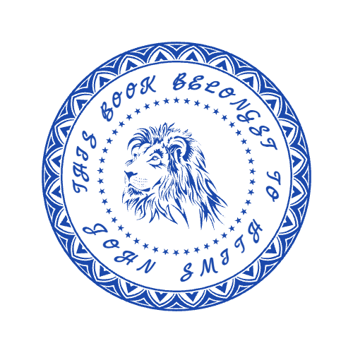 Round Library Stamp by StampCreatorOnline — 074