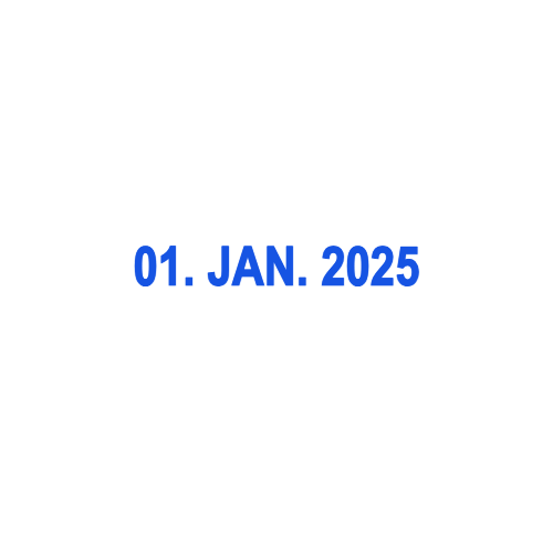 Rectangular Seal Date Stamp by StampCreatorOnline — 106