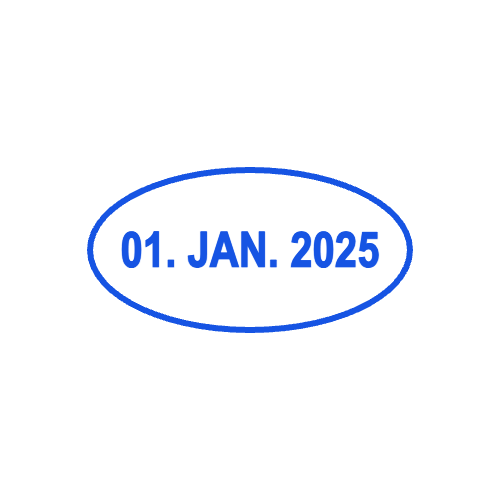 Round Date Stamp by StampCreatorOnline — 107