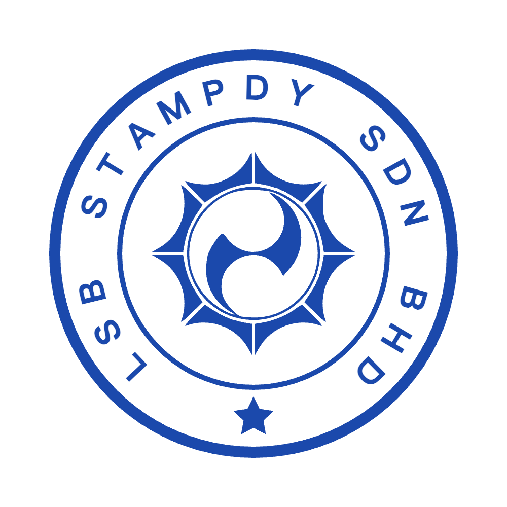 Round Logo Stamp with Seal Border by StampCreatorOnline — 113