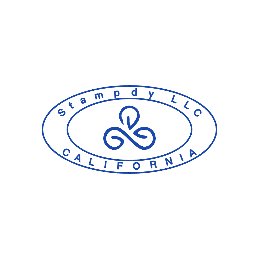 Round Compact Logo Stamp by StampCreatorOnline — 114