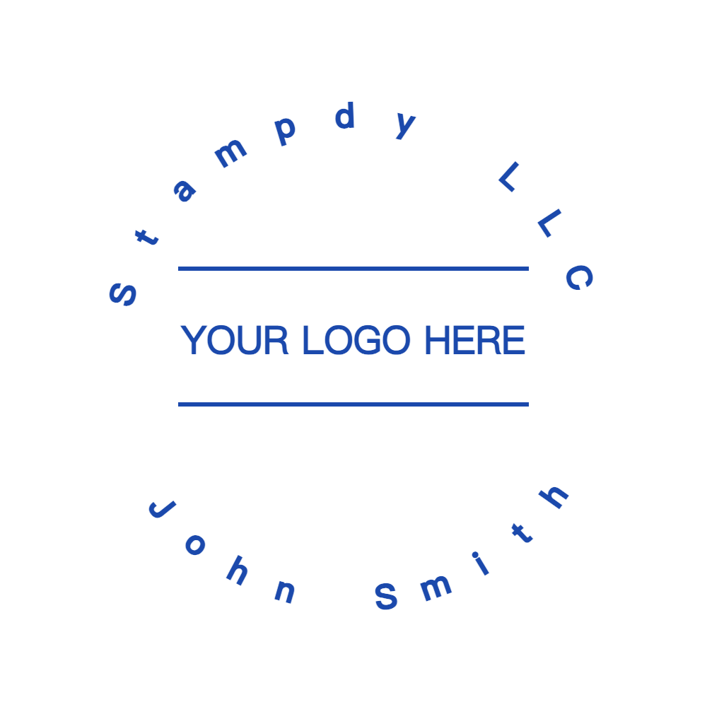 Round Logo Stamp Variation by StampCreatorOnline — 115