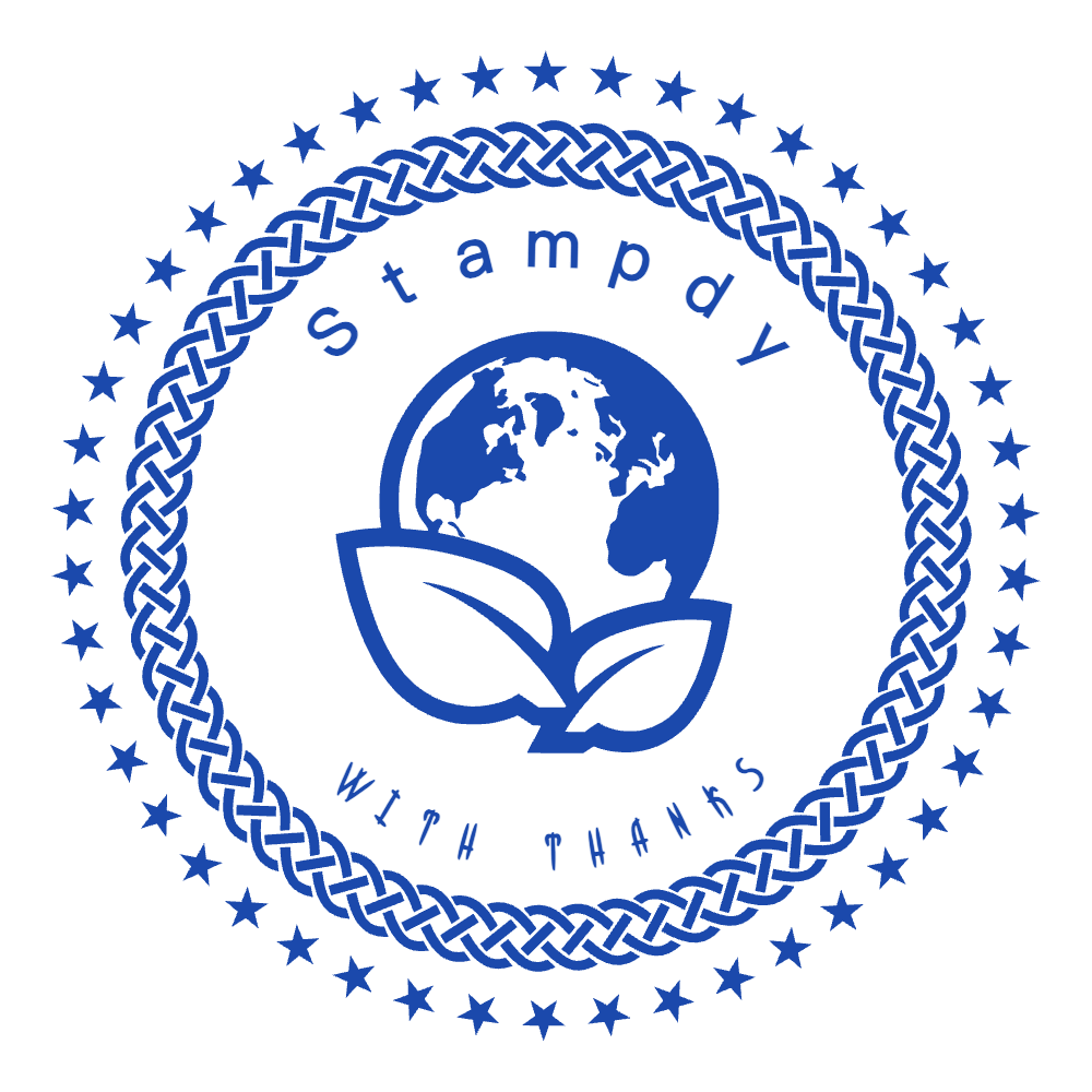 Round Minimal Logo Stamp Layout by StampCreatorOnline — 117