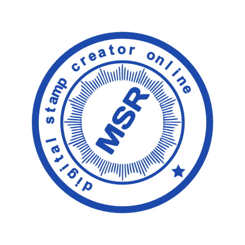 Round MSR Digital Stamp by StampCreatorOnline — 139