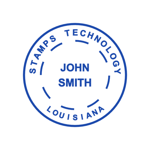 Round Louisiana Smith Stamp by StampCreatorOnline — 141