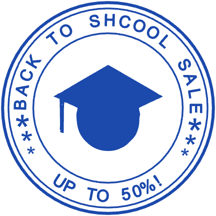 Round Back-to-School Sale Round Stamp by StampCreatorOnline — 197