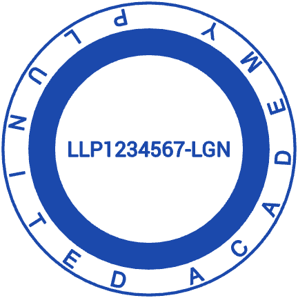 Round Pl United Academy Thick Ring LLP Seal by StampCreatorOnline — 204