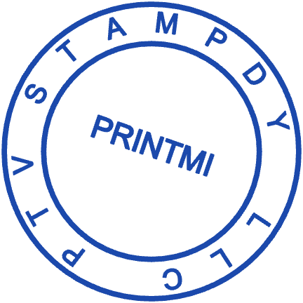 Round PTV Printmi Company Round Seal by StampCreatorOnline — 205