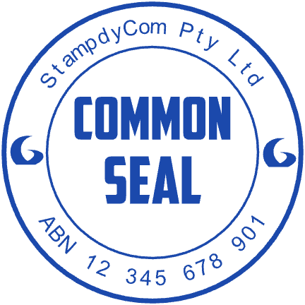 Round Company Pty LTD Common Seal by StampCreatorOnline — 207