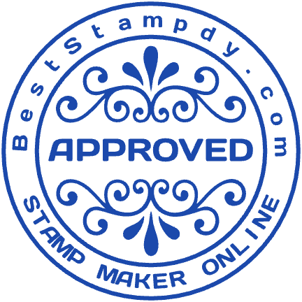 Round Approved Decorative Round Seal by StampCreatorOnline — 212