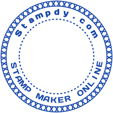 Round Circular Text Seal by StampCreatorOnline — 216
