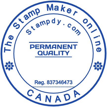 Round Canada Quality Permanent Seal by StampCreatorOnline — 217