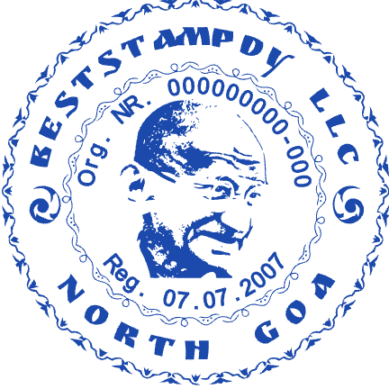 Round LLC Registration Seal by StampCreatorOnline — 221
