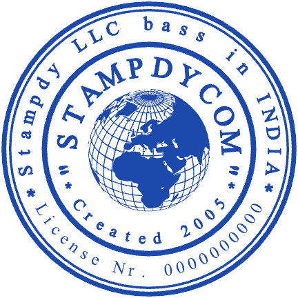 Round India License Company Seal by StampCreatorOnline — 225